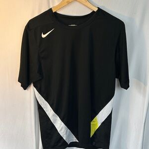 Nike Black Tee with Yellow and White Accents